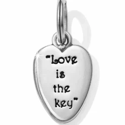 Brighton Love Is The Key Amulet Silver New