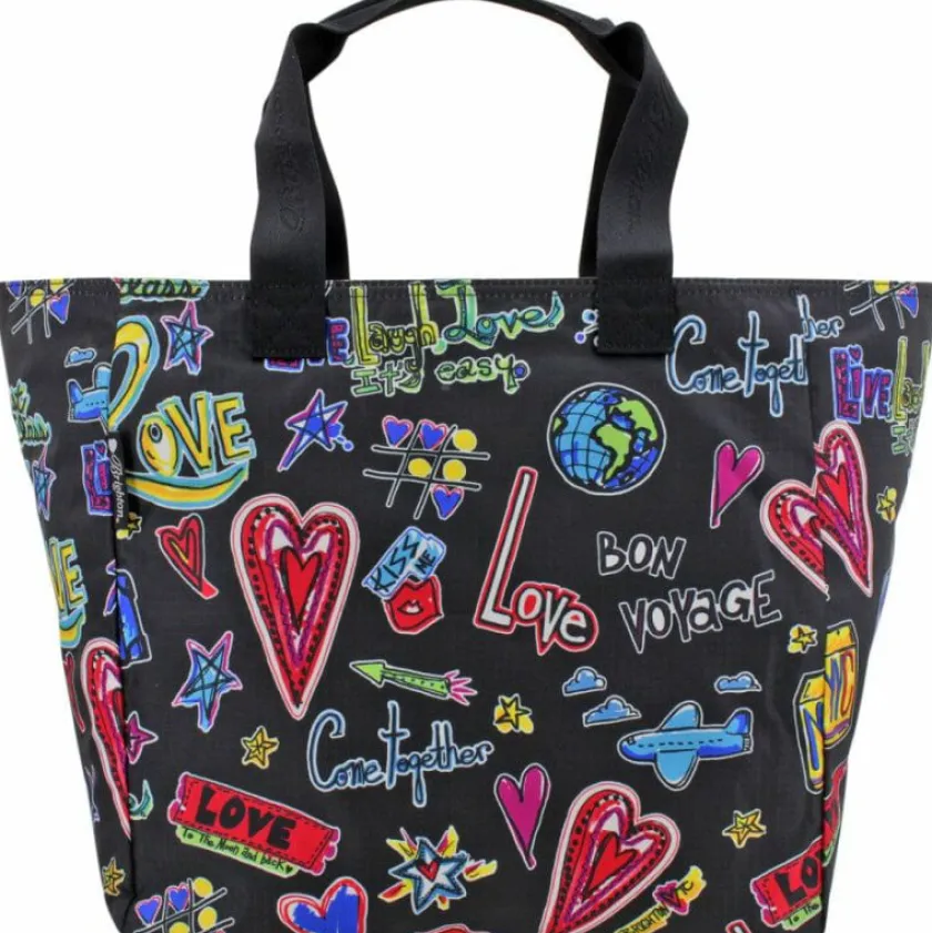 Brighton Love Scribble Lock It Super Tote Multi Sale
