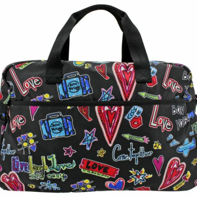 Brighton Love Scribble Round Tripper Duffel Multi Sale