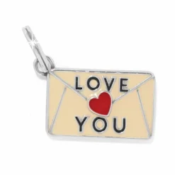 Brighton Love You Charm Silver-White Clearance