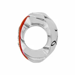 Brighton Lovely Heart Bead Silver-Red Clearance