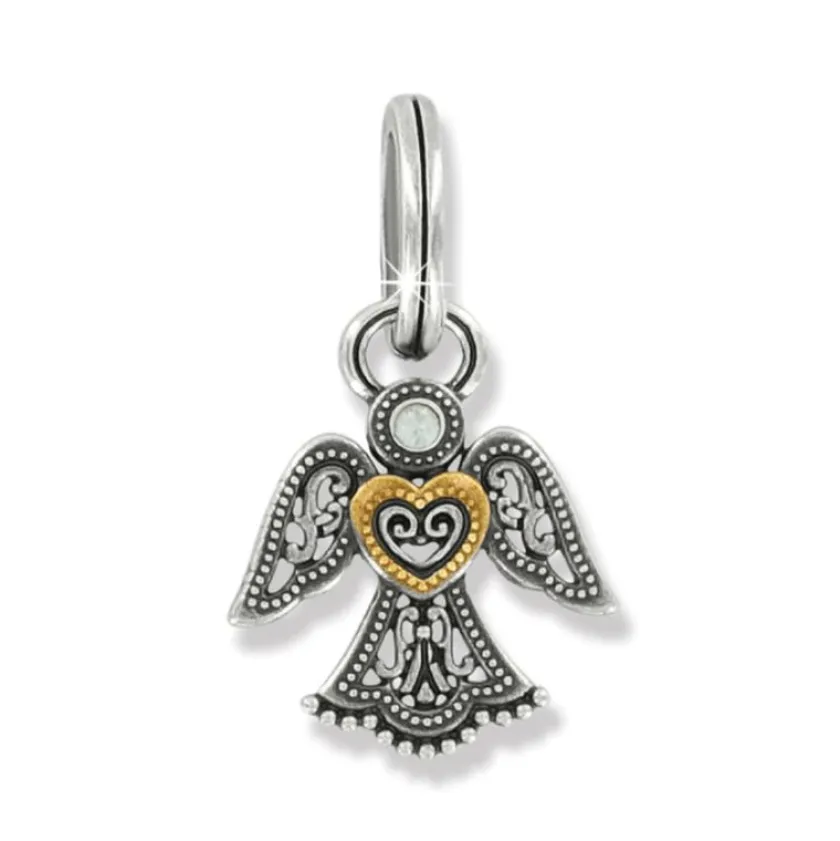 Brighton Loving Angel Charm Silver-Gold Sale