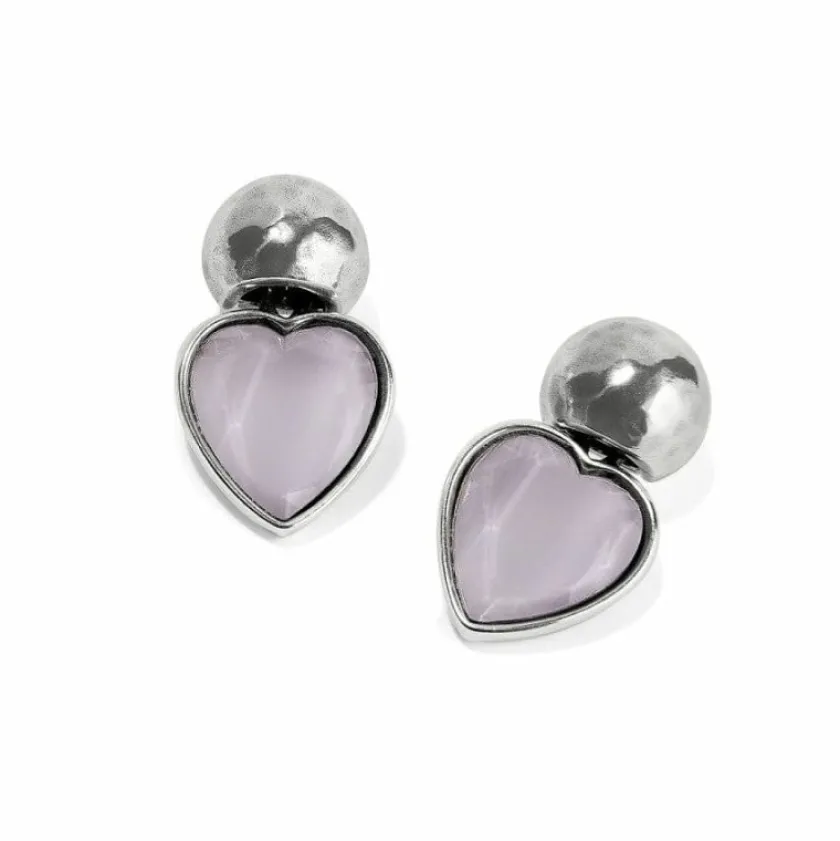 Brighton Loving Heart Post Drop Earrings Fashion