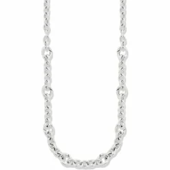 Brighton Luxe Link Charm Necklace Silver Fashion