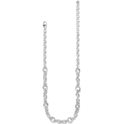 Brighton Luxe Link Charm Necklace Silver Fashion