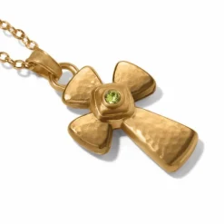 Brighton Majestic Royal Cross Reversible Necklace Gold Outlet
