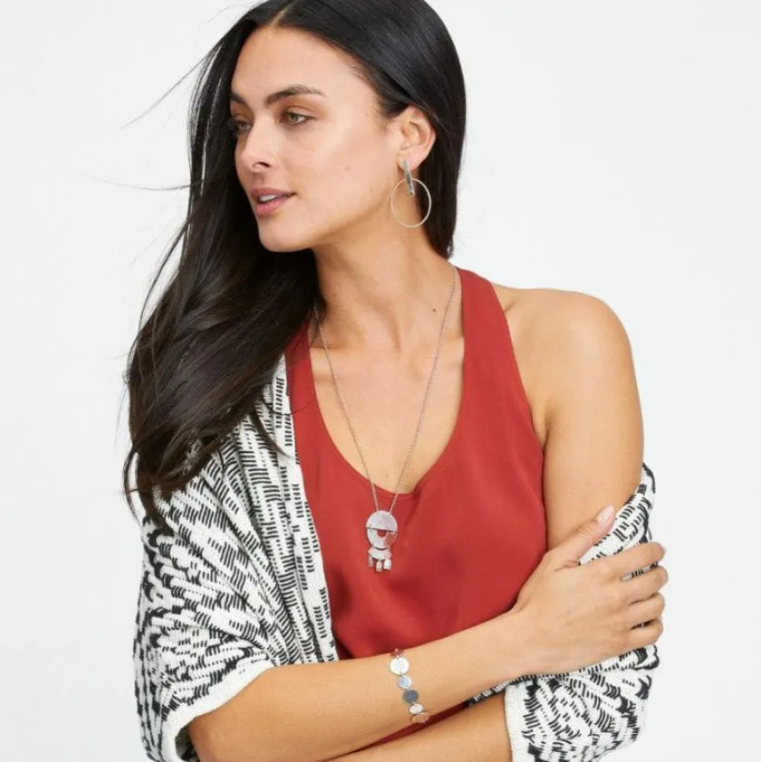 Brighton Marrakesh Soleil Post Hoop Earrings Silver Best