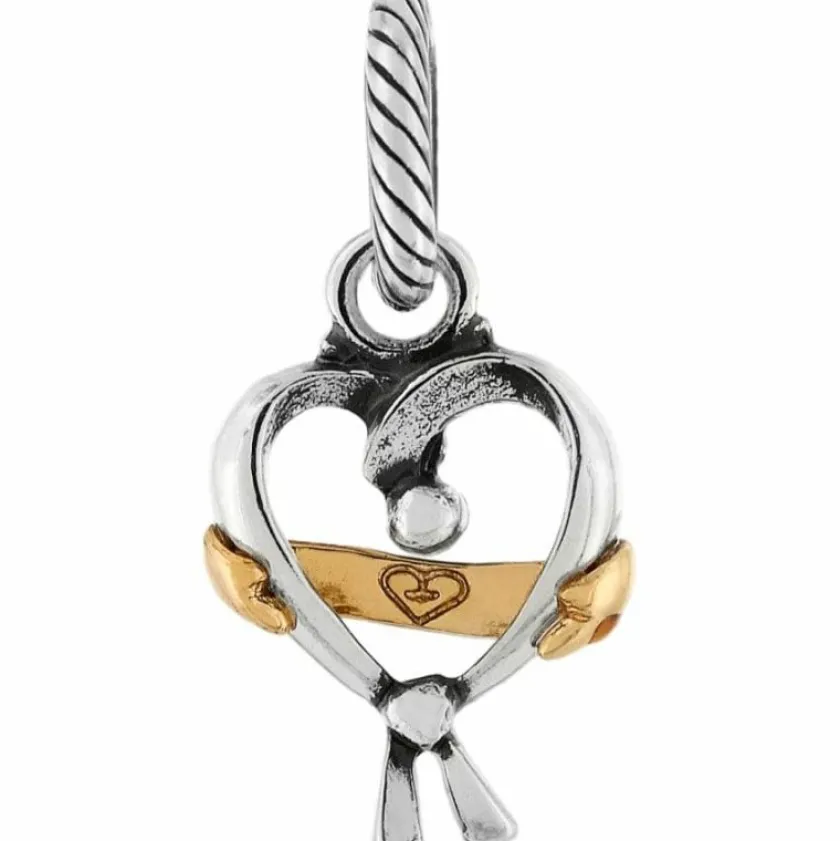 Brighton Martial Arts Charm Silver-Gold Clearance