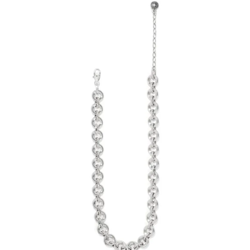 Brighton Medici Link Necklace Silver Sale