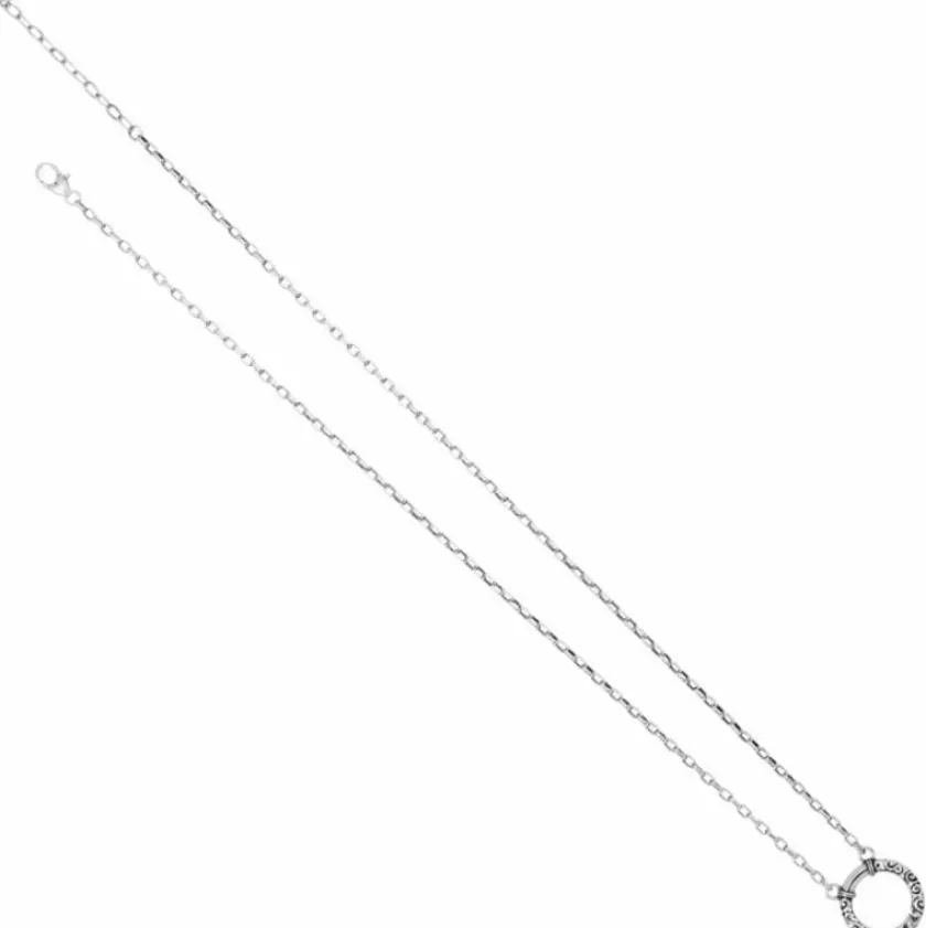 Brighton Mediterranean Charm Holder Necklace Silver Outlet