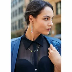 Brighton Meridian Aurora French Wire Earrings Silver-Multi Discount