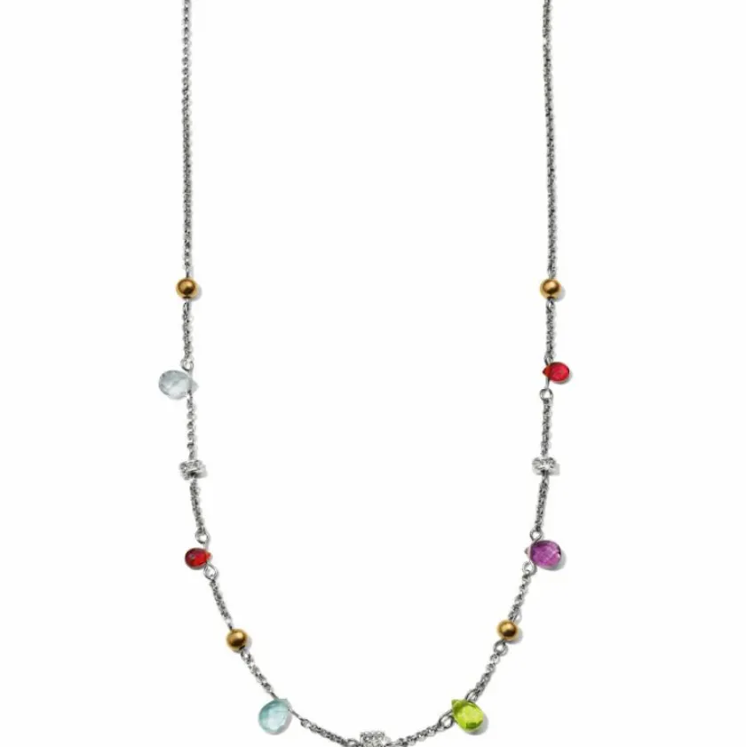 Brighton Meridian Aurora Petite Necklace Silver-Multi New