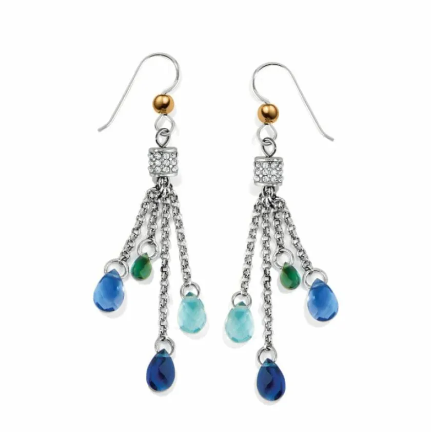Brighton Meridian Aurora Sky French Wire Earrings Silver-Blues Fashion