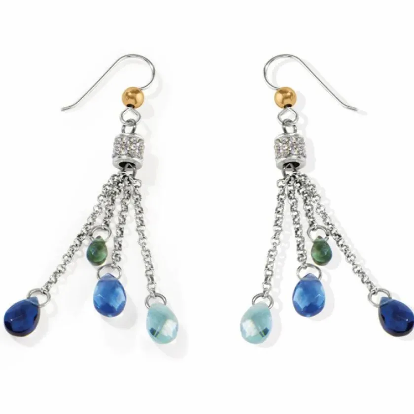 Brighton Meridian Aurora Sky French Wire Earrings Silver-Blues Fashion