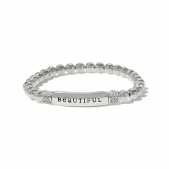 Brighton Meridian Beautiful Petite Stretch Bracelet Silver Outlet