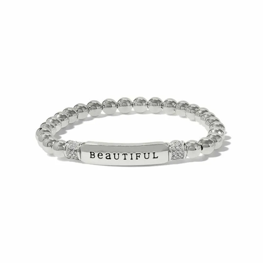 Brighton Meridian Beautiful Petite Stretch Bracelet Silver Outlet