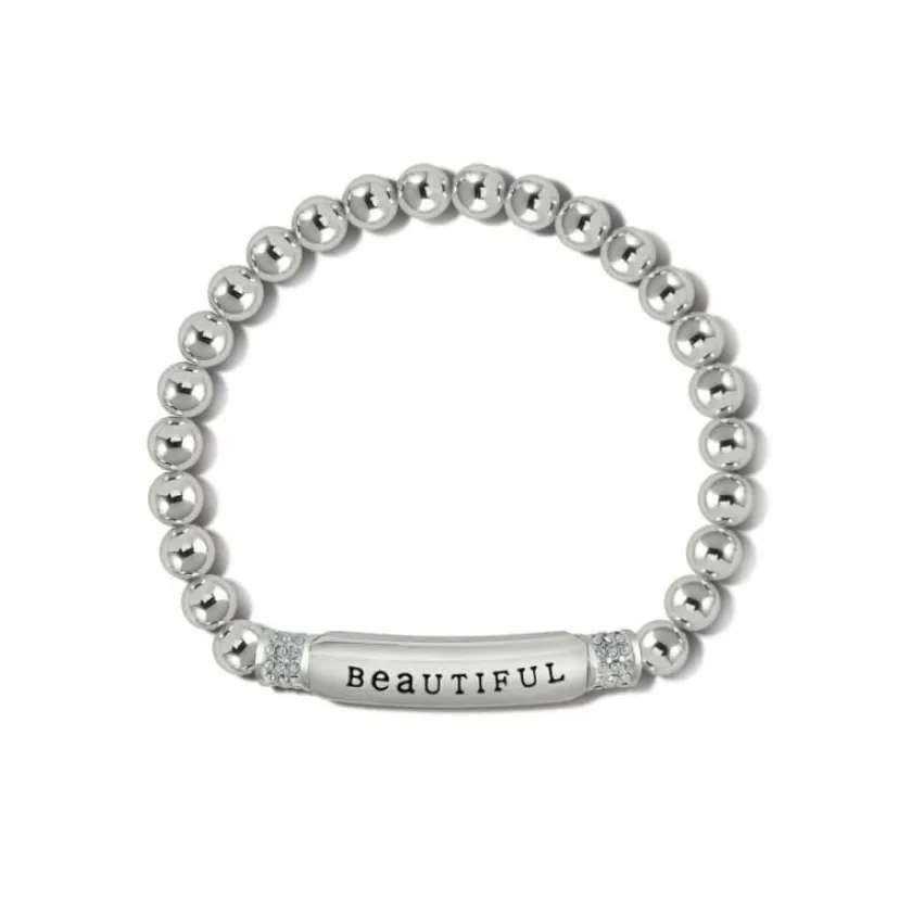 Brighton Meridian Beautiful Petite Stretch Bracelet Silver Outlet