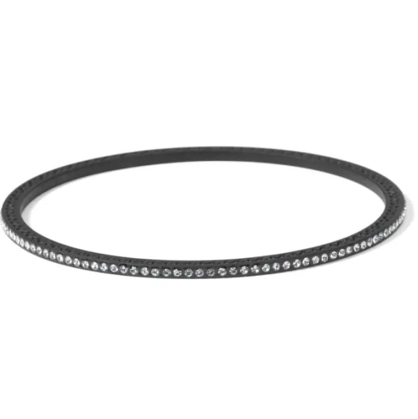 Brighton Meridian Eclipse Thin Bangle Black Sale