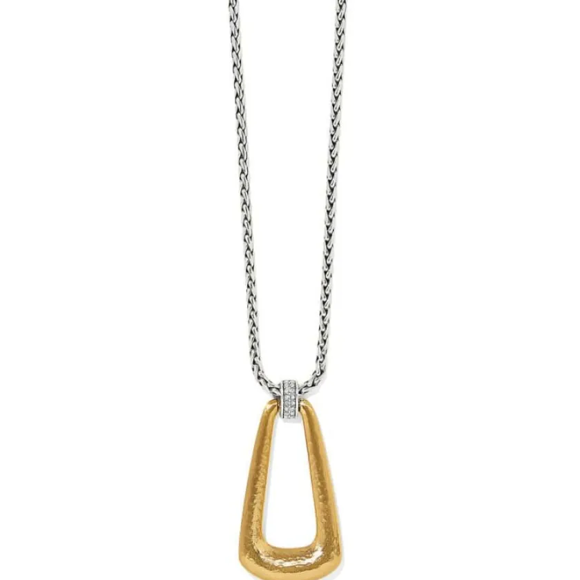 Brighton Meridian Geo Breeze Pendant Necklace Gold Clearance