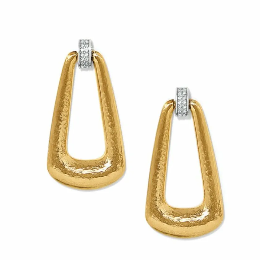 Brighton Meridian Geo Breeze Post Earrings Gold Hot