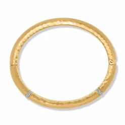 Brighton Meridian Geo Hinged Bangle Gold Fashion