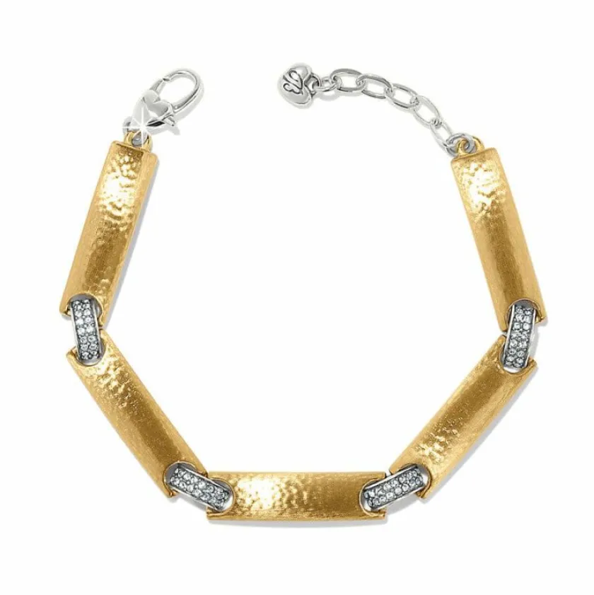 Brighton Meridian Geo Link Bracelet Gold Fashion