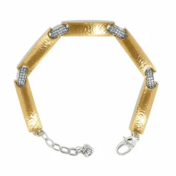 Brighton Meridian Geo Link Bracelet Gold Fashion