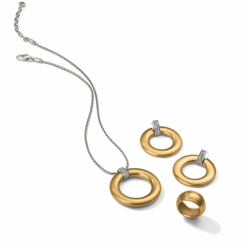 Brighton Meridian Geo Post Drop Earrings Gold Online