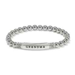 Brighton Meridian Grandma Petite Stretch Bracelet Silver Best