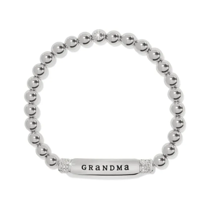 Brighton Meridian Grandma Petite Stretch Bracelet Silver Best