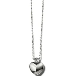 Brighton Meridian Mini Heart Necklace Silver Hot
