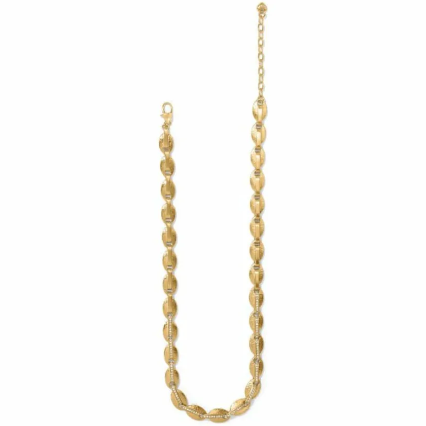 Brighton Meridian Orbit Collar Necklace Gold Hot