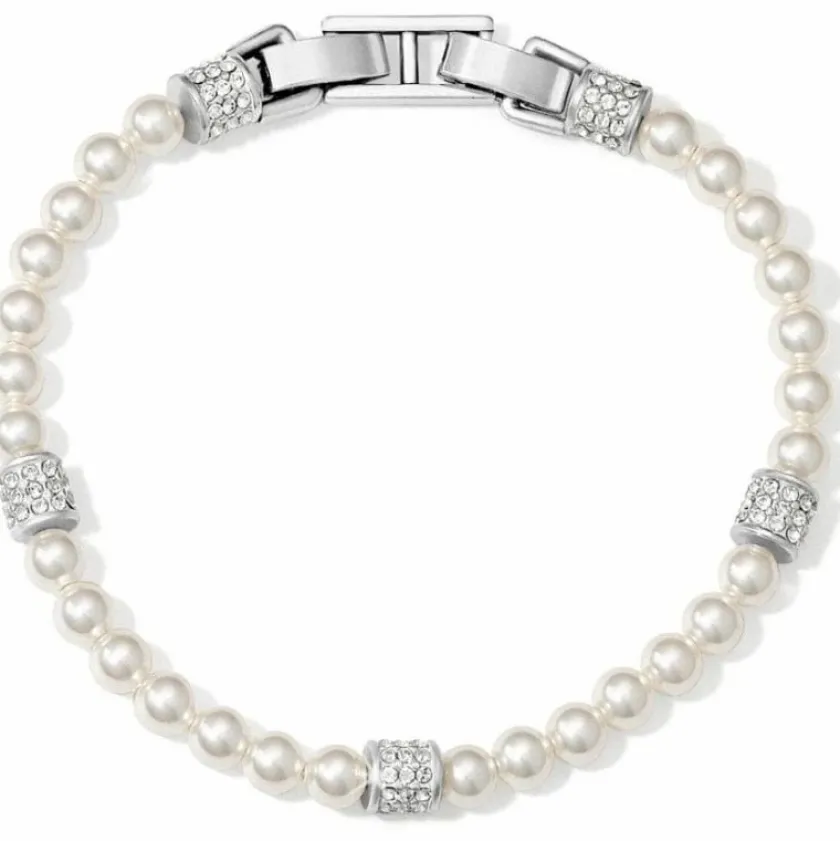 Brighton Meridian Petite Pearl Bracelet Silver-White New