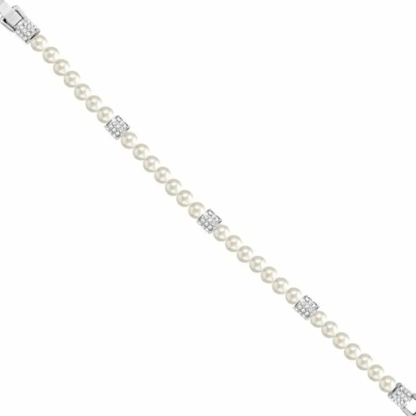 Brighton Meridian Petite Pearl Bracelet Silver-White New
