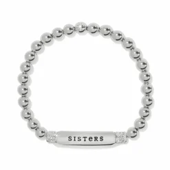 Brighton Meridian Sisters Petite Stretch Bracelet Silver Outlet