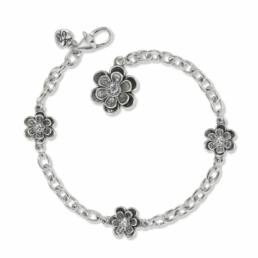 Brighton Metal Petal Bracelet Silver Clearance