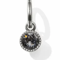Brighton Midnight Heart Necklace Silver-Black Discount