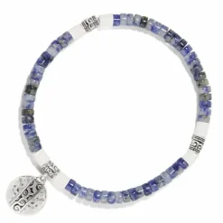Brighton Mingle Shores Petite Stretch Bracelet Silver-Blue Online
