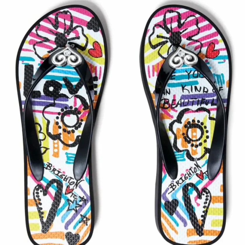 Brighton Moda Flip Flops Multi Online