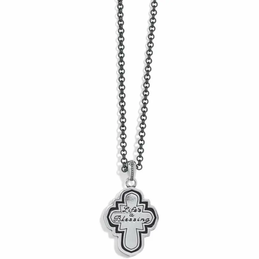 Brighton Monarch Blessing Necklace Silver-Multi Discount