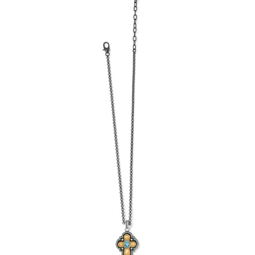 Brighton Monarch Blessing Necklace Silver-Multi Discount