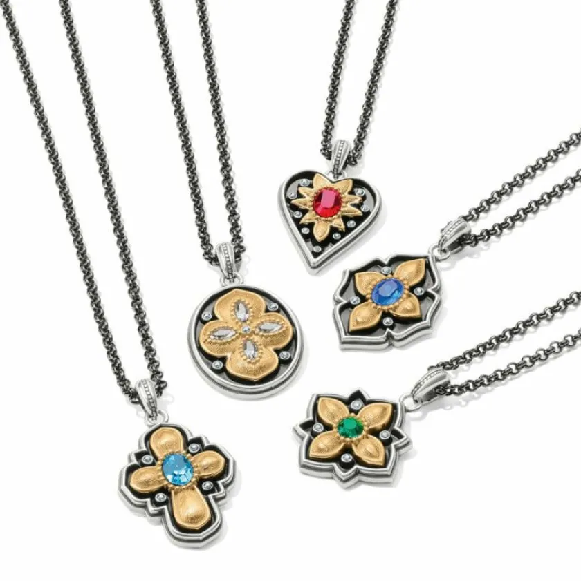 Brighton Monarch Blessing Necklace Silver-Multi Discount
