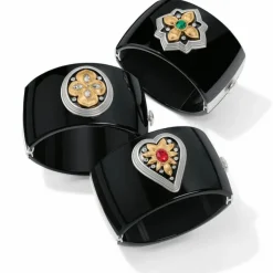 Brighton Monarch Dream Hinged Bangle Black-Multi New