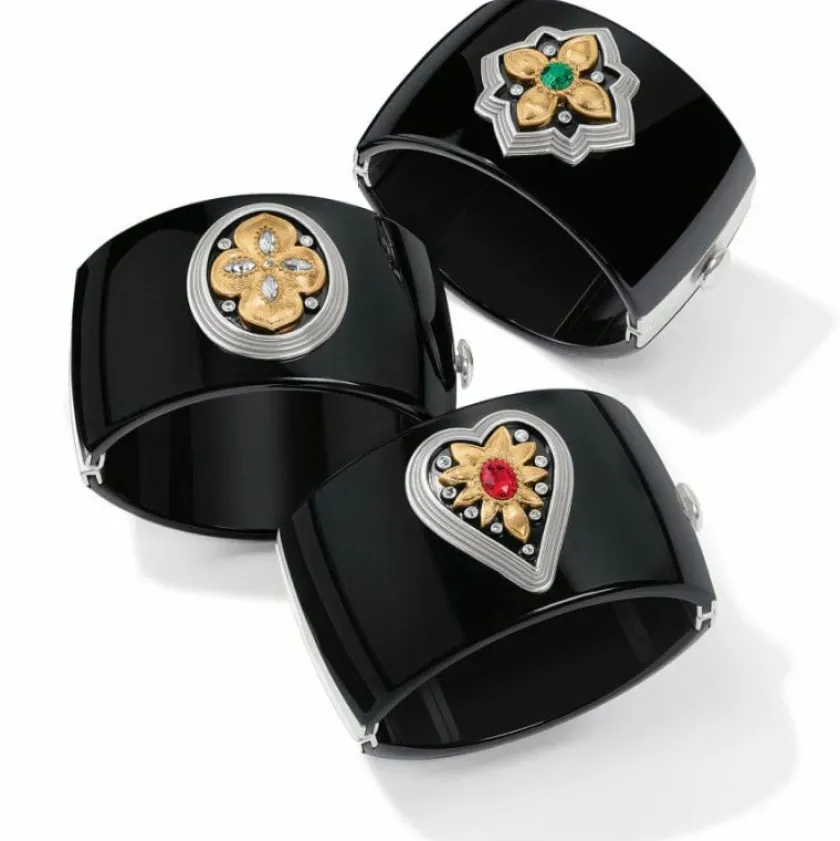 Brighton Monarch Dream Hinged Bangle Black-Multi New