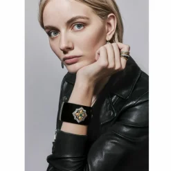 Brighton Monarch Joy Hinged Bangle Black-Multi Outlet