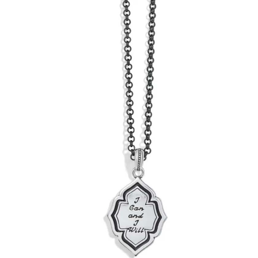 Brighton Monarch Strength Necklace Silver-Multi Outlet