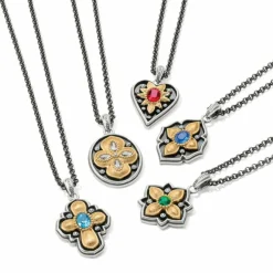 Brighton Monarch Strength Necklace Silver-Multi Outlet