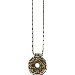 Brighton Monete Ring Necklace Silver-Gold Sale
