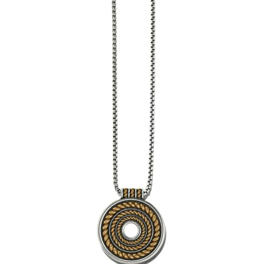 Brighton Monete Ring Necklace Silver-Gold Sale