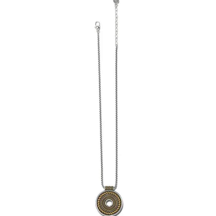Brighton Monete Ring Necklace Silver-Gold Sale